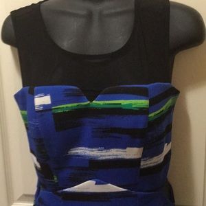 XoXo fitted dress multi color dress